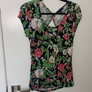 Floral Print Women's Top